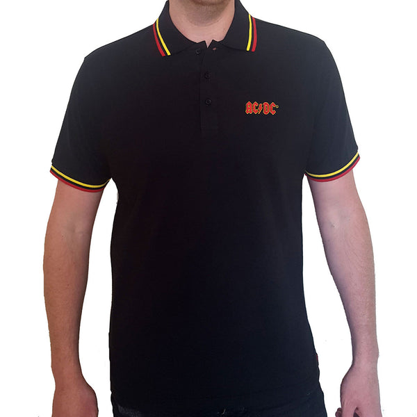 AC/DC Unisex Polo Shirt: Classic Logo