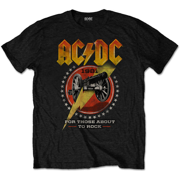 AC/DC | Official Band T-Shirt | For Those About To Rock 81