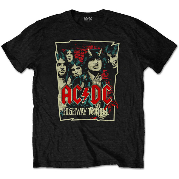 AC/DC | Official Band T-Shirt | Highway To Hell Sketch