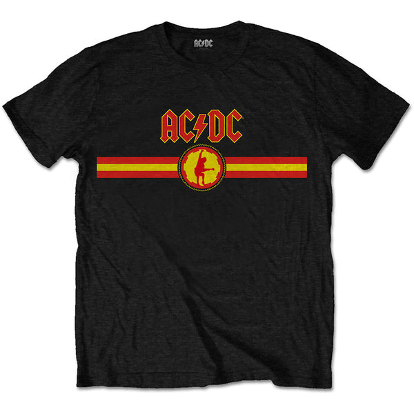 AC/DC | Official Band T-Shirt | Logo & Stripe