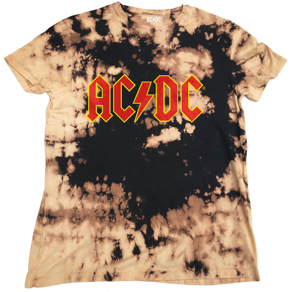 AC/DC | Official Band T-Shirt | Logo (Dip-Dye)