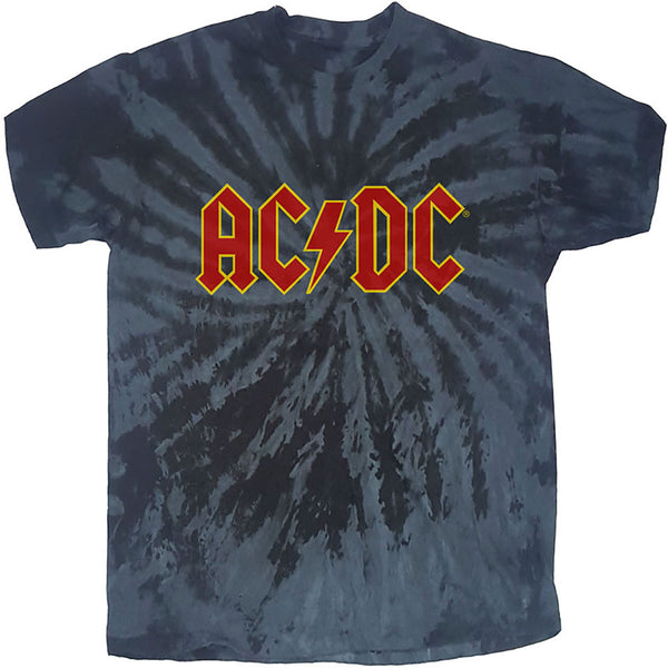 AC/DC | Official Band T-Shirt | Logo (Dip-Dye)