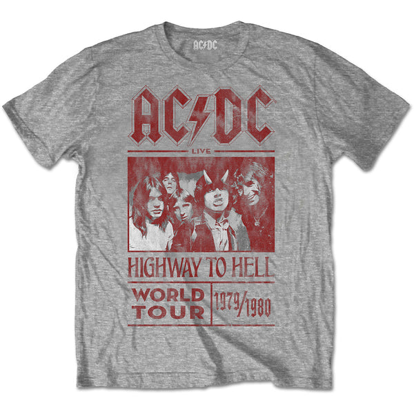 AC/DC | Official Band T-Shirt | Highway to Hell World Tour 1979/1980