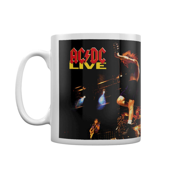 AC/DC Gift Set with boxed Coffee Mug, Woven Keychain, 5 x Button badges.