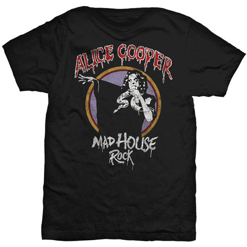 Alice Cooper | Official Band T-Shirt | Mad House Rock