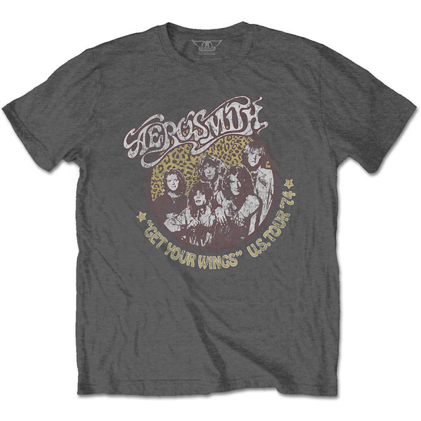 Aerosmith | Official Band T-Shirt | Cheetah Print