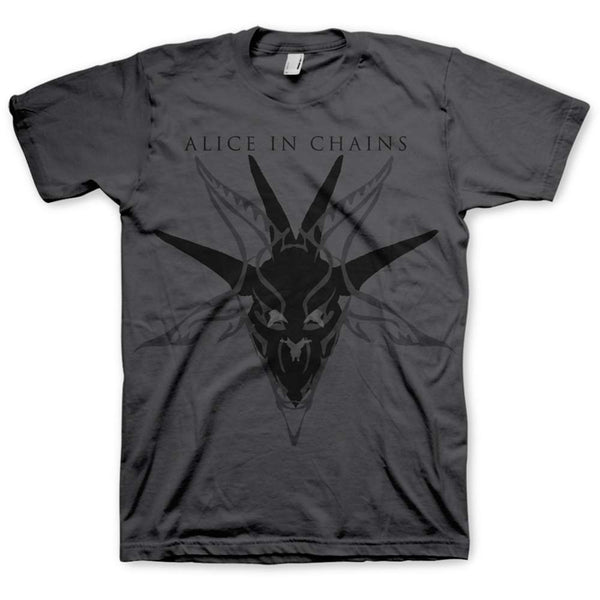 Alice In Chains Unisex T-Shirt: Black Skull