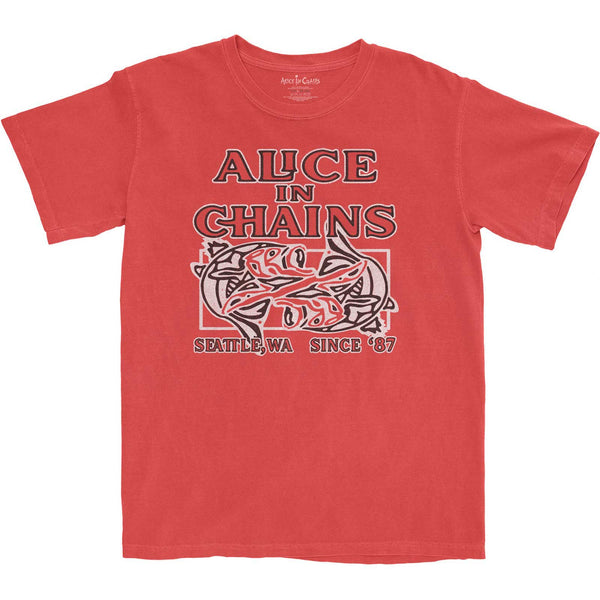 Alice In Chains Unisex T-Shirt: Totem Fish