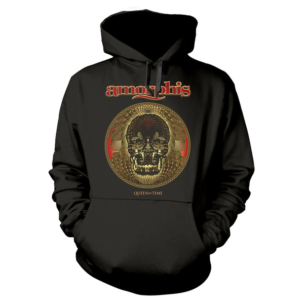Amorphis Unisex Hooded Top: Queen Of Time