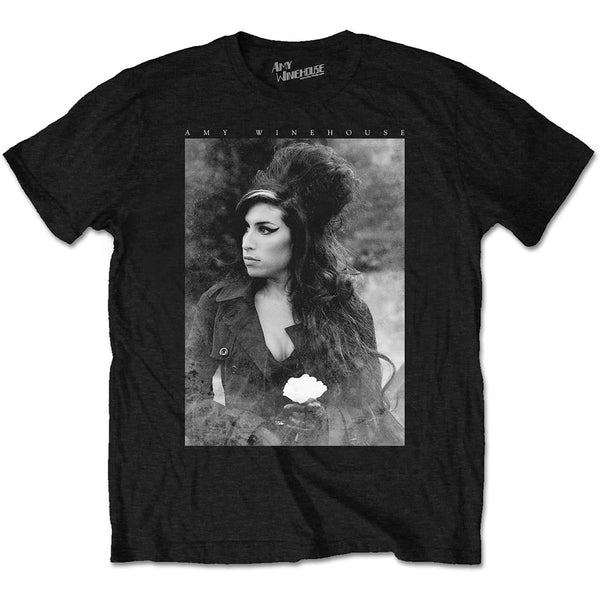 Amy Winehouse | Official Band T-Shirt | Flower Portrait