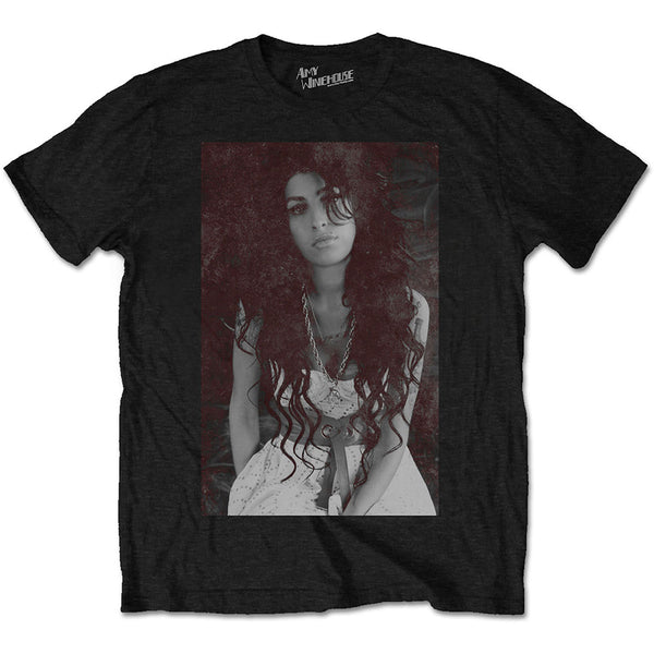 Amy Winehouse | Official T-Shirt | Back to Black Chalk Board