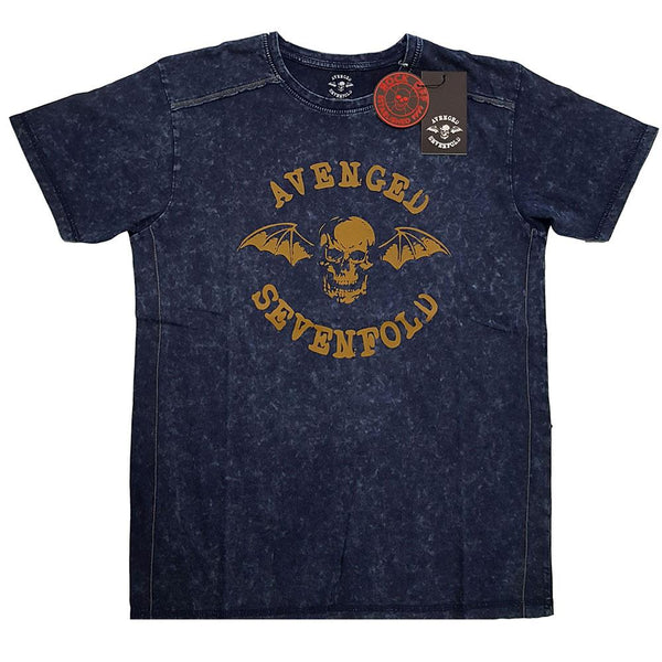 Avenged Sevenfold Unisex Snow Wash Tee: Logo