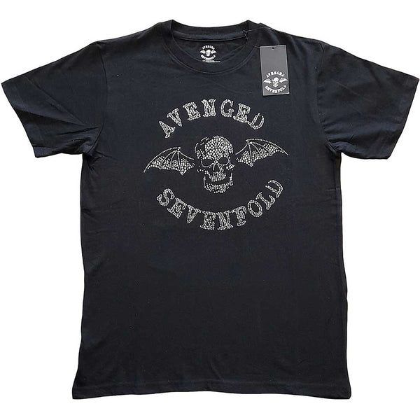 Avenged Sevenfold Unisex T-Shirt: Deathbat (Diamante)