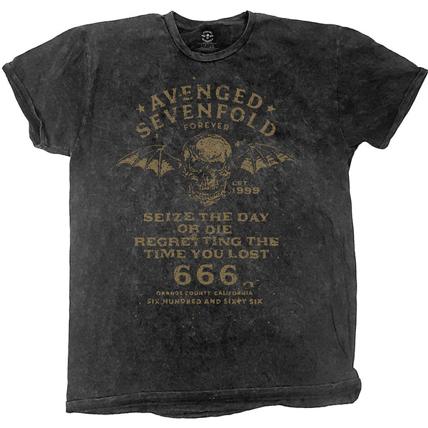 Avenged Sevenfold | Official Band T-Shirt | Seize The Day (Dip-Dye)