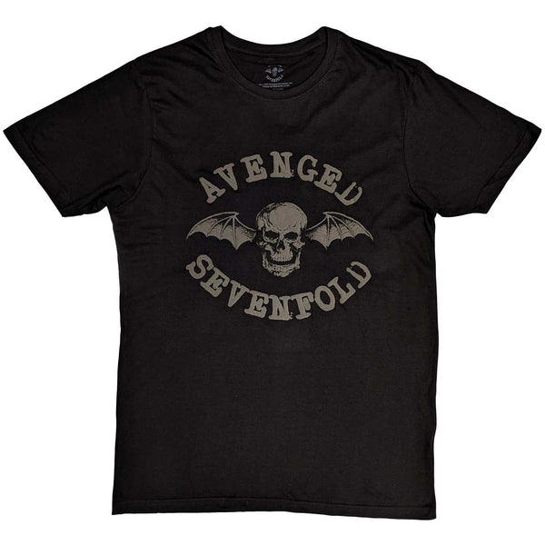 Avenged Sevenfold Unisex T-Shirt: Classic Deathbat (Hi-Build)