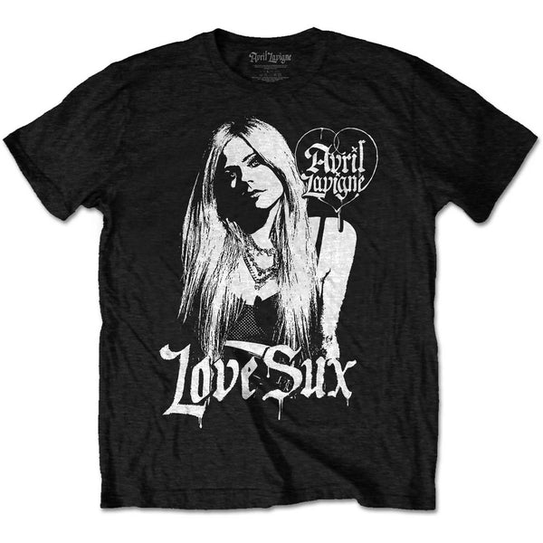 Avril Lavigne | Official T-Shirt | Love Sux Back Print