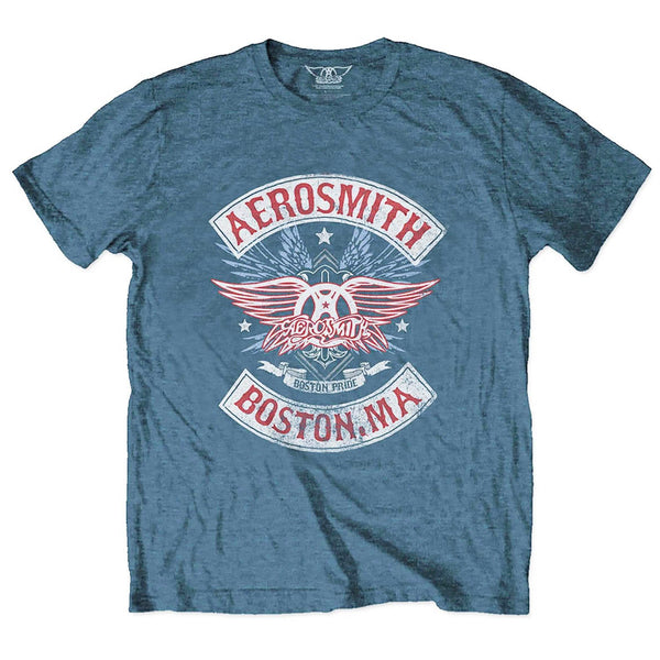 Aerosmith | Official Band T-Shirt | Boston Pride