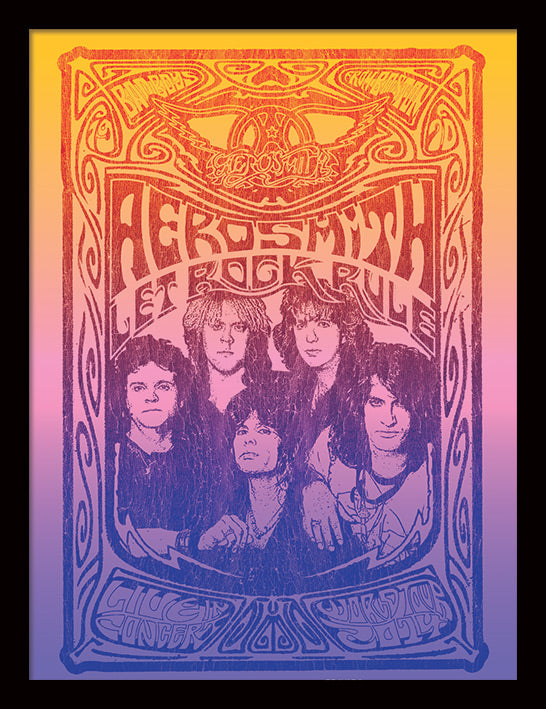 Aerosmith Let Rock Rule: 30 x 40cm Framed Print