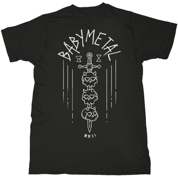 Babymetal | Official Band T-Shirt | Skull Sword