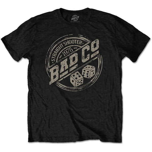 Bad Company | Official Band T-Shirt | Straight Shooter Roundel