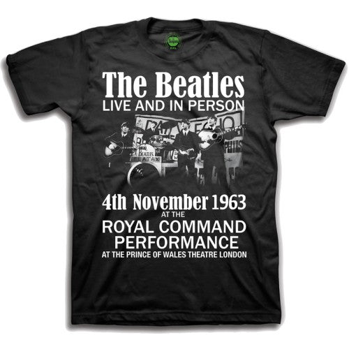 The Beatles Unisex Premium T-Shirt: Live & in Person