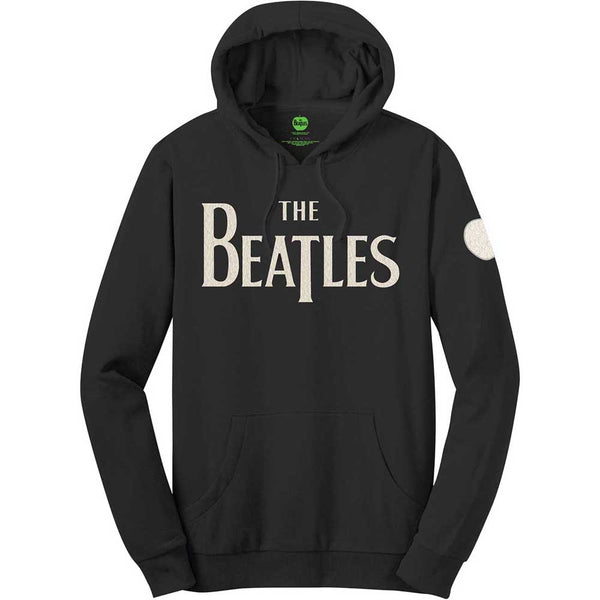 The Beatles Unisex Pullover Hoodie: Logo & Apple (Applique Motifs)