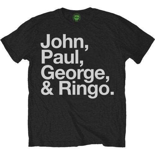 The Beatles | Official Band T-Shirt | John, Paul, George & Ringo