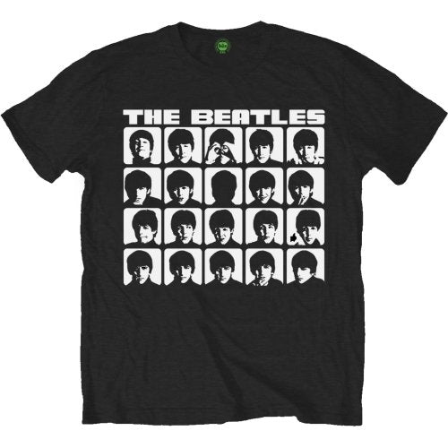 The Beatles | Official Band T-Shirt | Hard Days Night Faces Mono