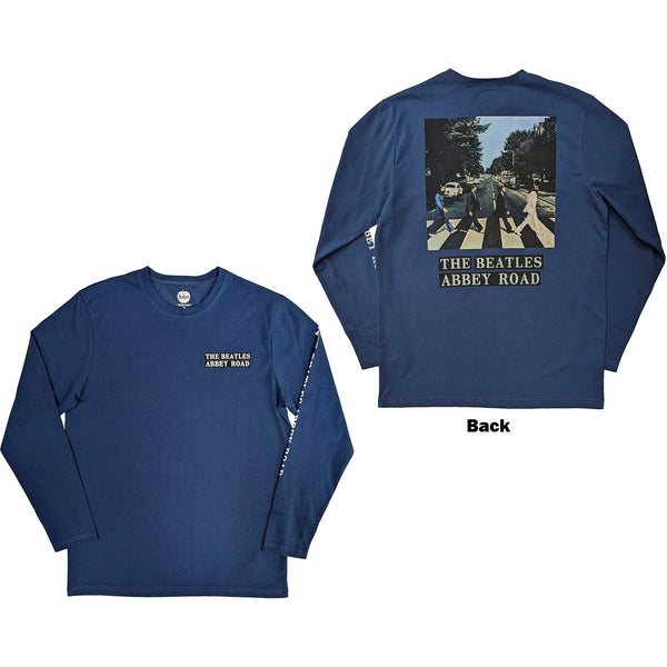 The Beatles | Official Band Long Sleeve T-Shirt | Abbey Road (Back & Sleeve Print)