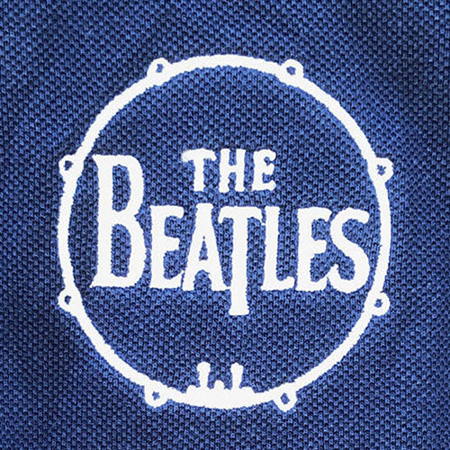 The Beatles Unisex Polo Shirt: Drum Logo