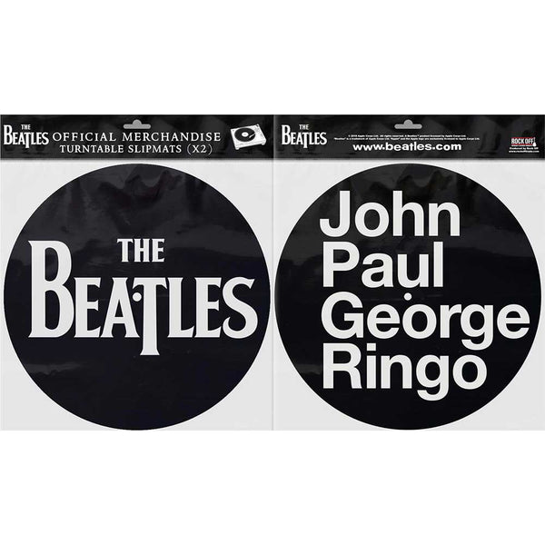 The Beatles Turntable Slipmat Set: Drop T Logo & JPGR