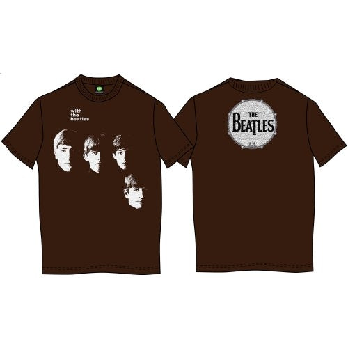 The Beatles Unisex Premium T-Shirt: With The Beatles (Back Print)