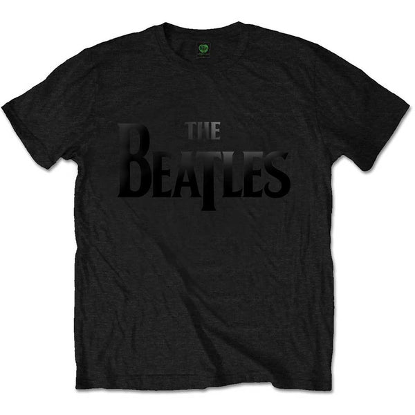 The Beatles Unisex Premium T-Shirt: Drop T Logo with Gloss Printing Application