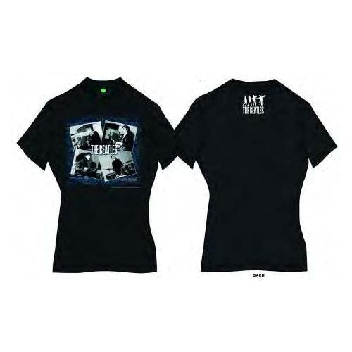 The Beatles Ladies Premium T-Shirt: The Beatles at the Cavern (Back Print)