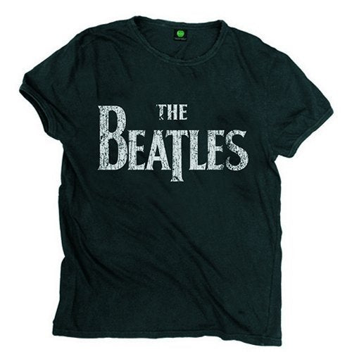 The Beatles Unisex Premium T-Shirt: Drop T Logo Vintage