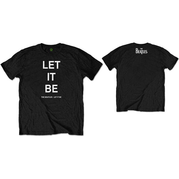 The Beatles Unisex T-Shirt: Let It Be (Back Print)