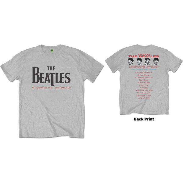 The Beatles | Official Band T-Shirt | Candlestick Park (Back Print)