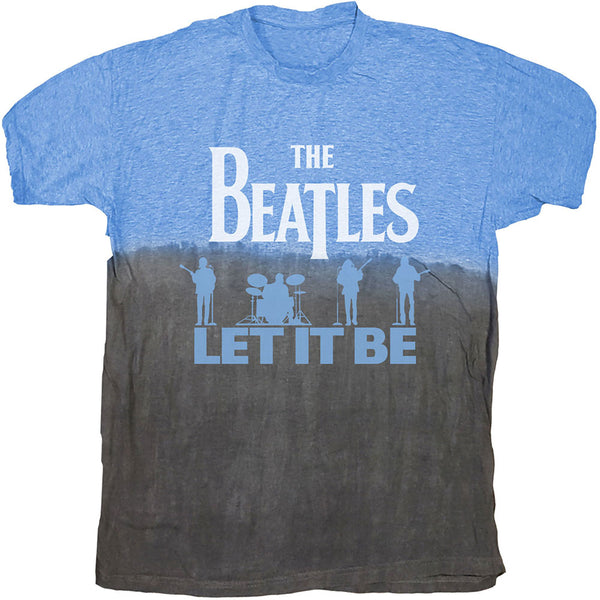 The Beatles | Official Band T-Shirt | Let It Be Split (Dip-Dye)