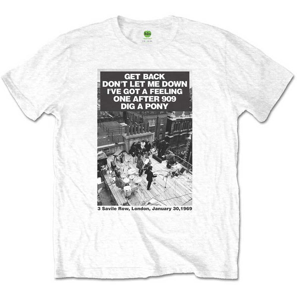 The Beatles | Official Band T-Shirt | Rooftop Songs