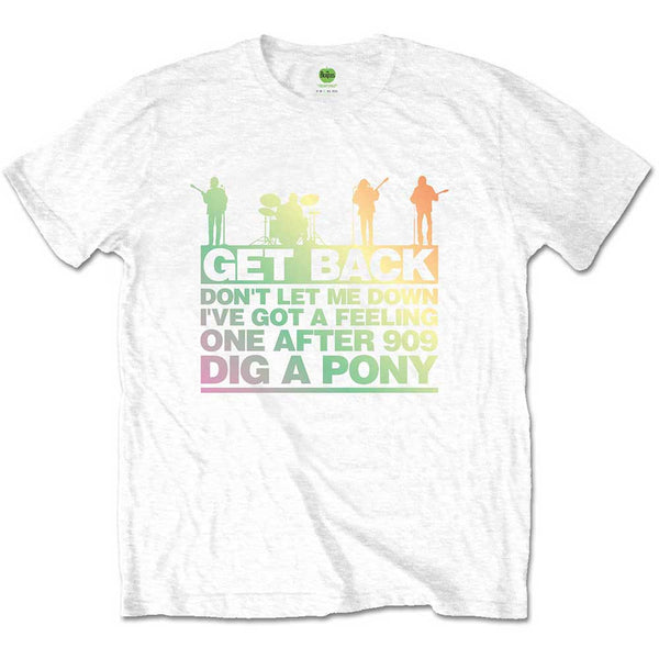 The Beatles | Official Band T-Shirt | Get Back Gradient