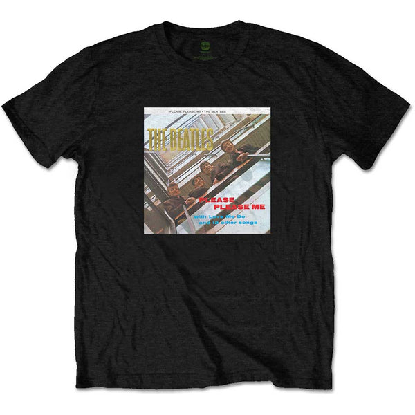 The Beatles | Official Band T-Shirt | Please Please Me Gold (Foiled)