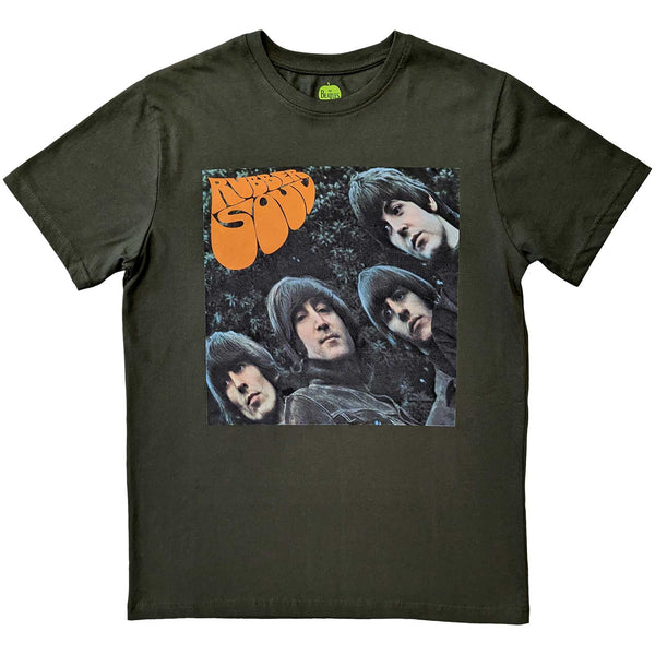 The Beatles | Official Band T-Shirt | Rubber Soul Album Cover .