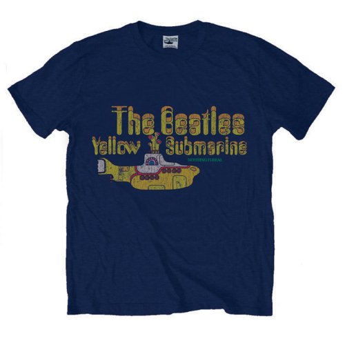The Beatles | Official Band T-Shirt | Nothing is real Yellow Submarine