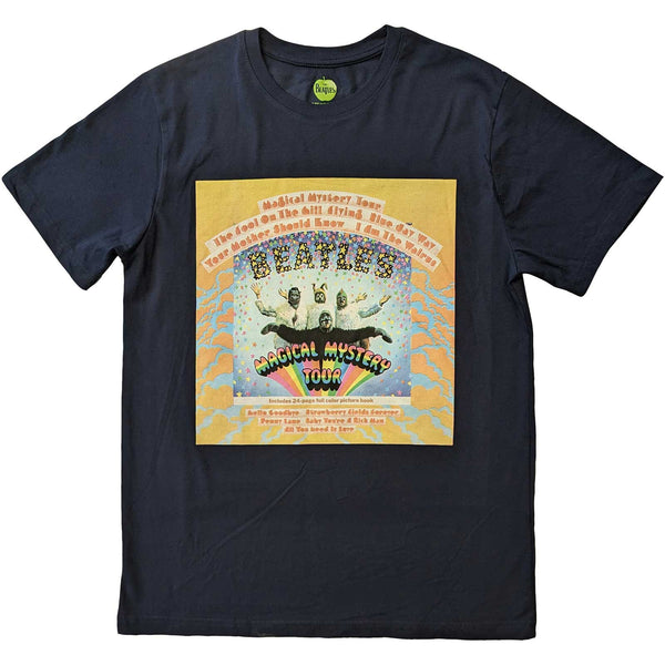 The Beatles | Official Band T-Shirt | Magical Mystery Tour Album Cover Blue