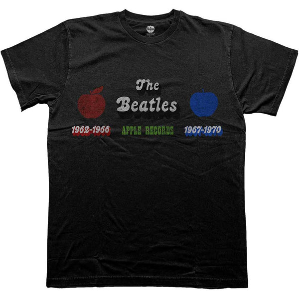 The Beatles | Official Band T-shirt | Apple Years Red & Blue