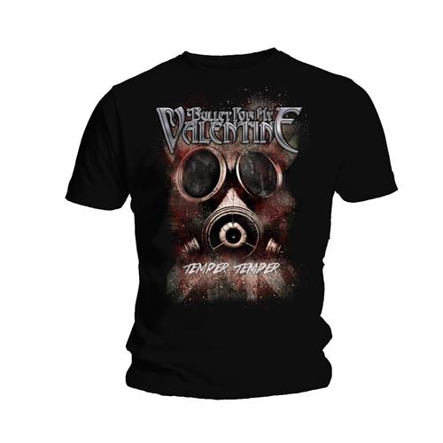 Bullet For My Valentine | Official Band T-Shirt | Temper Temper Gas Mask