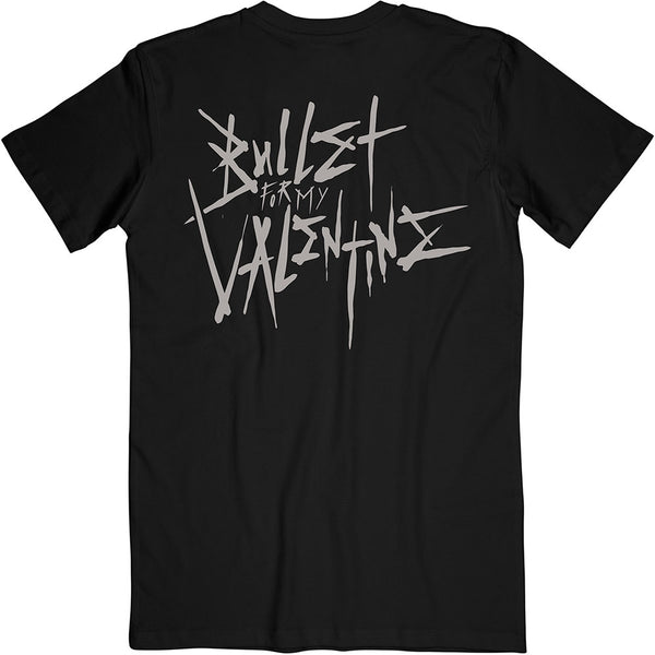 Bullet For My Valentine | Official Band T-Shirt | Album Cropped & Large Logo (Back Print)