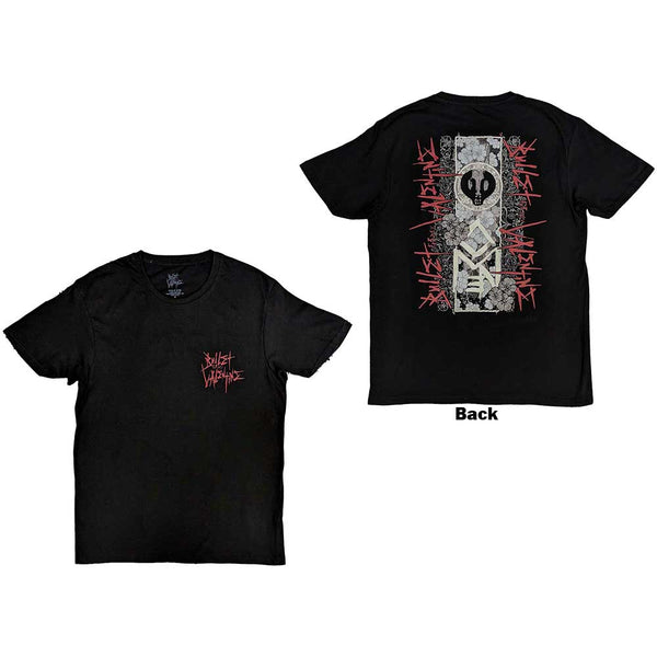 Bullet For My Valentine | Official Band T-Shirt | Floral Omen (Back Print)