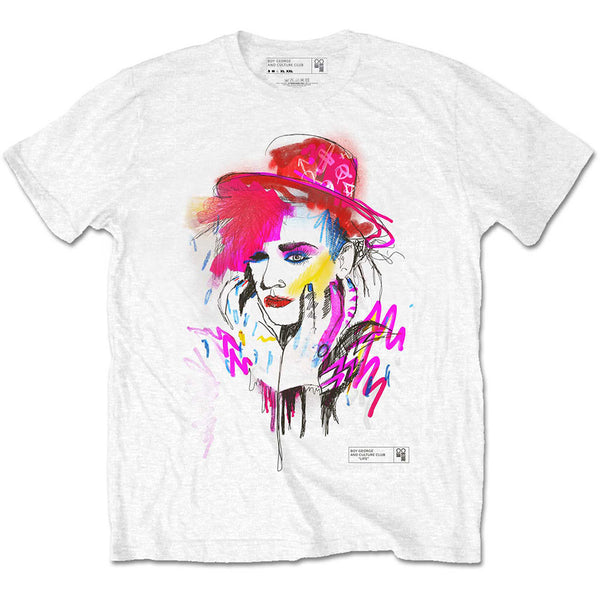 Boy George & Culture Club | Official Band T-Shirt | Drawn Portrait