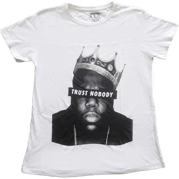 Biggie Smalls Ladies T-Shirt: Trust Nobody